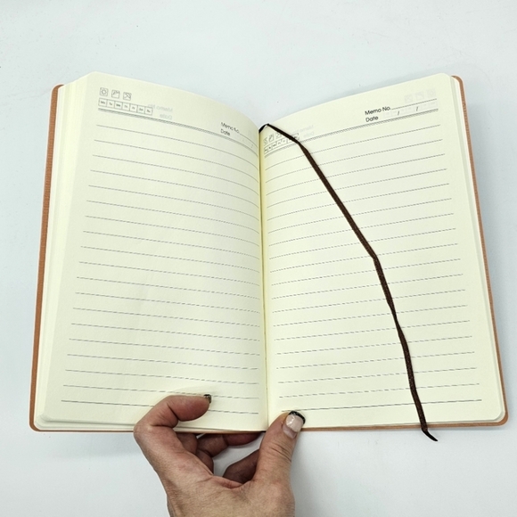 Tree of Life Faux Leather Journal Bamboo Pen Inspirational Bookmark Set Blue - Picture 6 of 12